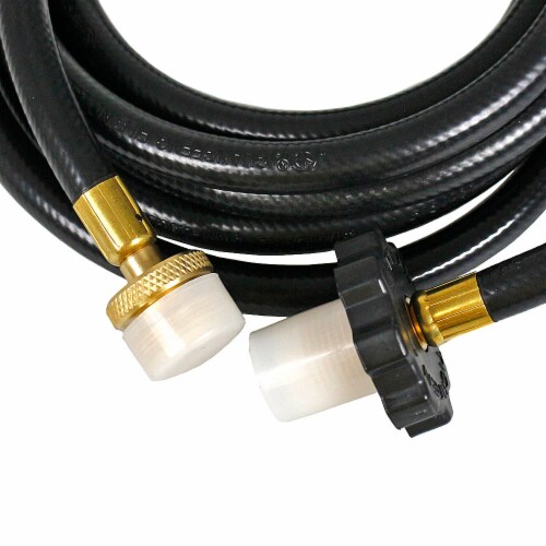 Pit Boss Propane Adapter Kit From A 1 lb to A 20 lb Tank 12 Foot Hose 40751 Perspective: back