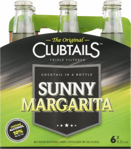Clubtails™ Sunny Margarita Malt Beverage Perspective: back
