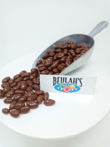 No Sugar Added Milk Chocolate covered Raisins 5 pounds Perspective: back