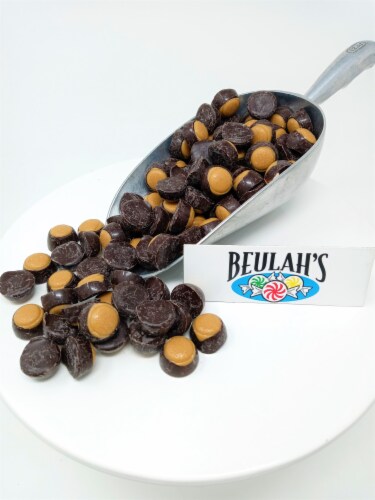 Mini Peanut Butter Buckeyes Dark Chocolate 5 pound buck eyes peanut butter candy Perspective: back