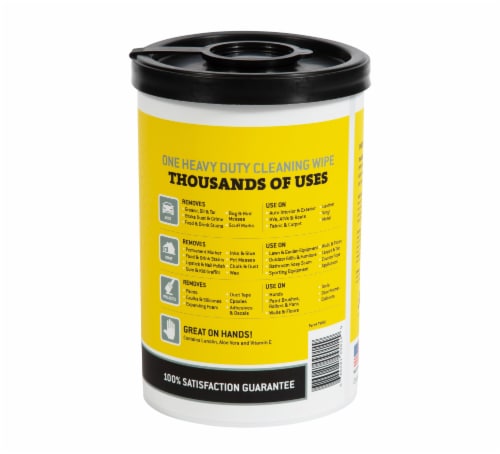 Tub O' Towels Heavy Duty Cleaning Wipes Perspective: back