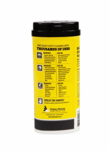 Tub O' Towels® Heavy Duty Cleaning Wipes Perspective: back
