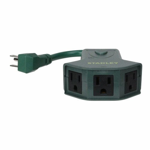 Stanley Green RemoteControl 3Outlet Outdoor Power Hub, 1 Kroger