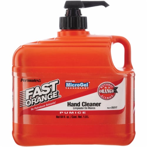 Fast Orange® MicroGel™ Natural Orange Citrus Pumice Hand Cleaner Perspective: back