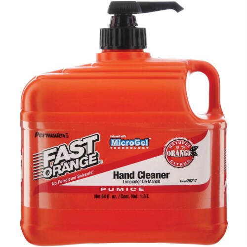 Fast Orange® MicroGel™ Natural Orange Citrus Pumice Hand Cleaner Perspective: back