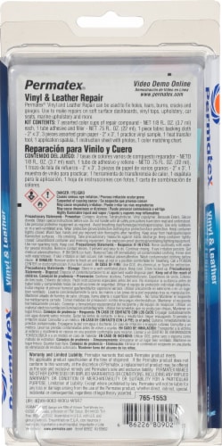 Permatex® Vinyl & Leather Repair System Perspective: back
