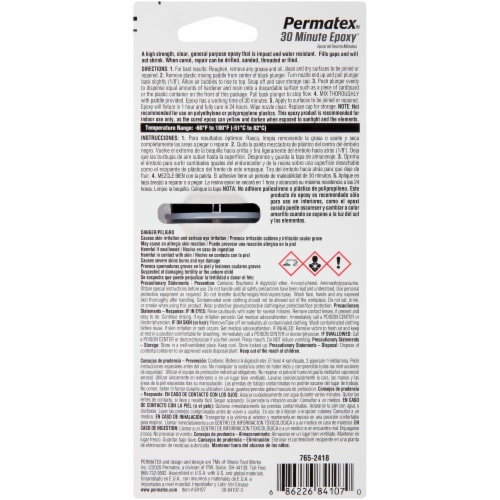 Permatex® High Strength 30 Minute Epoxy Perspective: back