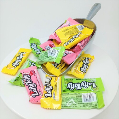 Wonka Laffy Taffy candy assorted flavors snack size 1 pound Perspective: back