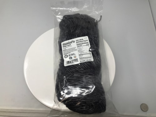 Grape Shoestring Licorice Grape Laces 2 pounds shoestring licorice Perspective: back