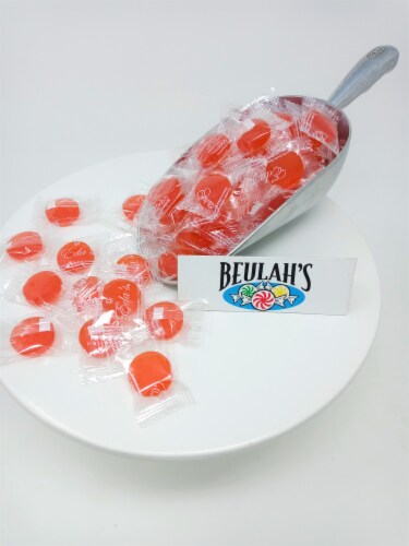 Orange Sugar Free Candy 1 pound hard sucking candy Perspective: back