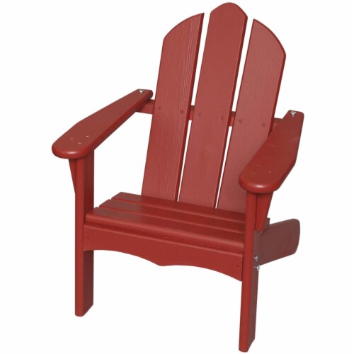 Little Colorado Knotty Pine Wood Kids Classic Patio Lounge Adirondack Chair Red 1 Piece City Market