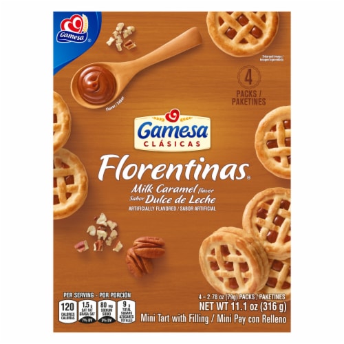 Gamesa® Clasicas Florentinas® Caramel Cookies Perspective: back