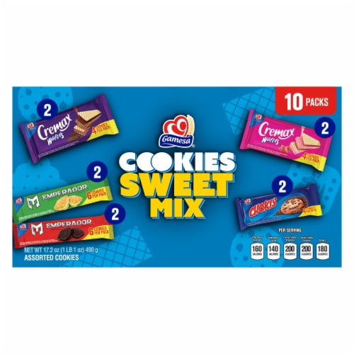 Gamesa Sweet Mix Cookies Sweet Mix Variety Pack Perspective: back