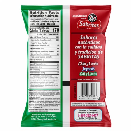 Sabritas® Botana Mexican Style Peanut Mix Perspective: back