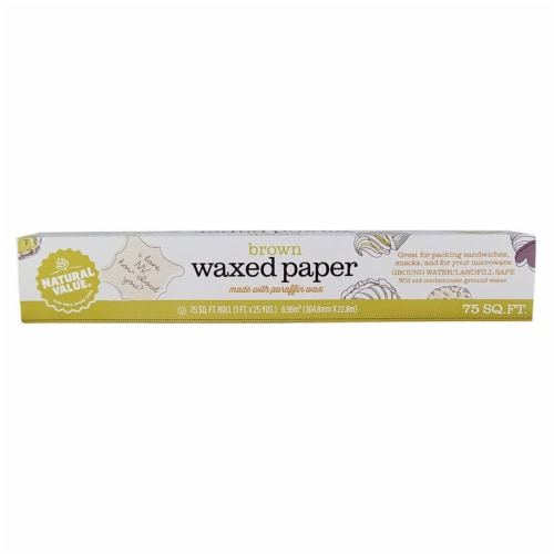 Natural Value Waxed Paper / 75-sq. ft. roll / 6-pack, 6-pack - Ralphs