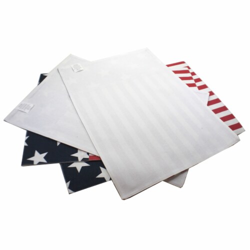 Tabletop Stars And Stripes Placemat Fabric Patriotic Usa Flag 842623097 Perspective: back