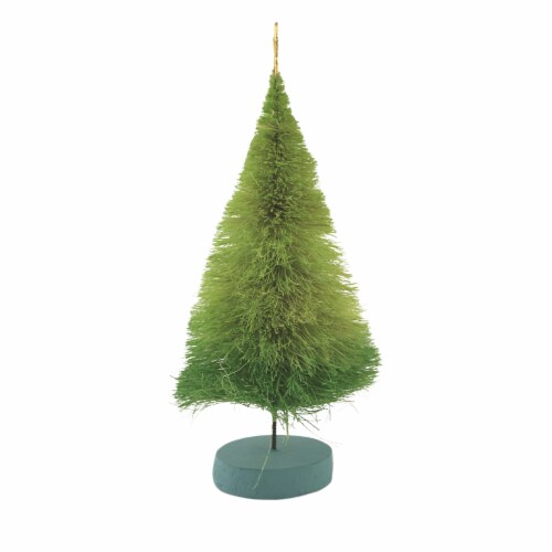Christmas Gnome Sisal Tree With Star Plastic Christmas Wood Vi0927 Lime Perspective: back