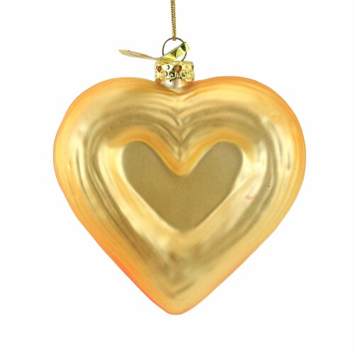 Holiday Ornament I Heart Donuts Glass Christmas Sweets Sprinkles Go8212 Heavy Perspective: back