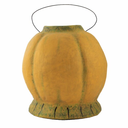 Cody Foster Haunted Garden Pumpkin Paper Mache Candy Bucket Ms1204 Perspective: back