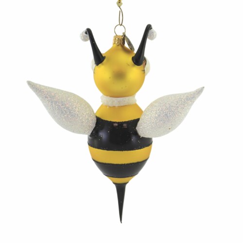 Blu Bom Stinger The Bee Glass Ornament Honey Buzz Nectar 10027 Perspective: back