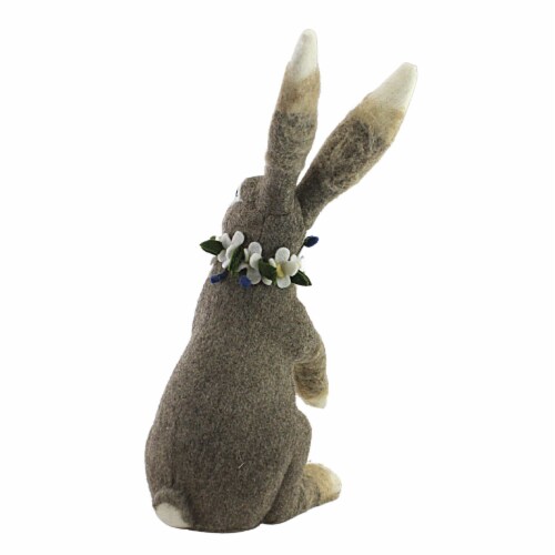 Easter Daisy Spring Bunny Felt Furry Flowers Realistic 12022 Brown Perspective: back