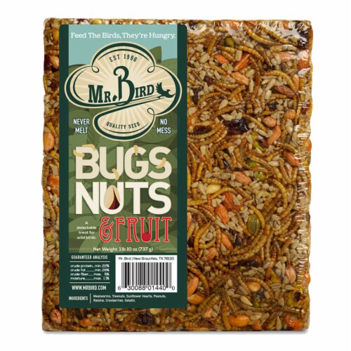 Home & Garden Nut Cake And Buts Nuts Seed Bird Feed Cakes No Mess 440*140 Perspective: back