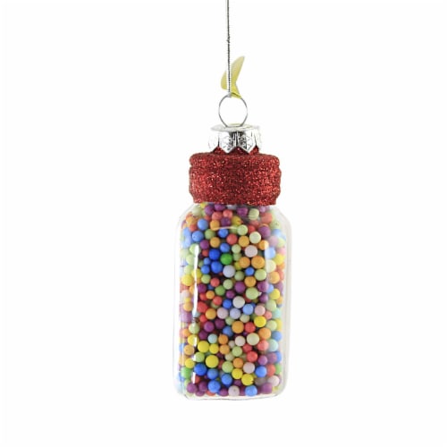 Holiday Ornament Sprinkles Plastic Fancy Baking Decorating Cake Go8168 Perspective: back