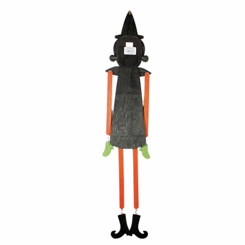 Halloween Dangling Halloween Figure Witch Pumpkin Johanna Parker R0072 Witch Perspective: back