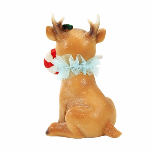 Christmas Baby Reindeer With Peppermint Peppermint Ruffled Collar Xfgh77129 Blue Perspective: back