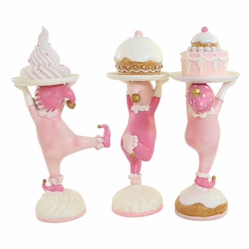 Christmas Cake Kids With Dessert Set / 3 Pastel Cake Treat Elf Pixie 2929526 Perspective: back