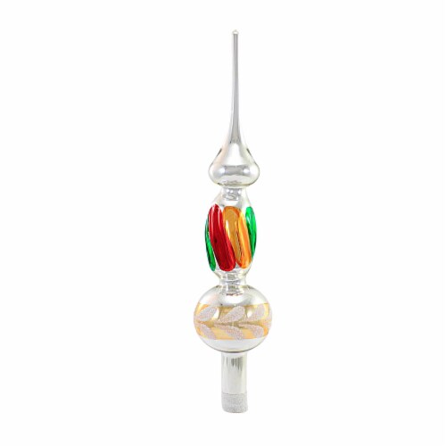 Sbk Gifts Holiday Retro Twist Tree Topper Christmas Silver Vintage Style 542152036 Perspective: back