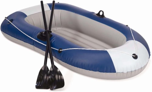 Sungear 2-Person Inflatable Boat with Oars Perspective: back