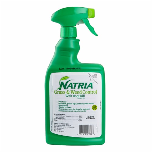 Natria® Grass & Weed Control with Root Kill Spray Perspective: back