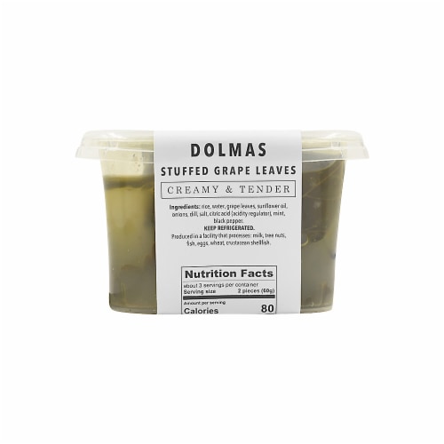Murray's® Creamy & Tender Dolmas Stuffed Grape Leaves Perspective: back