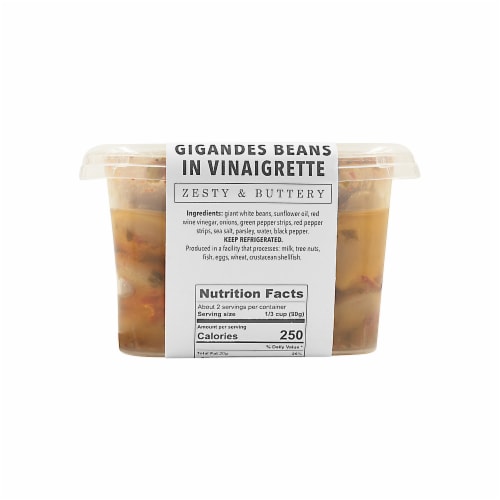 Murray's® Zesty & Buttery Gigandes Beans in Vinaigrette Perspective: back