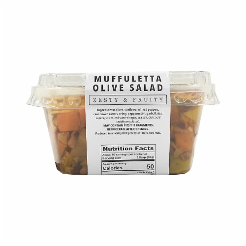 Murray's® Zesty & Fruity Muffuletta Olive Salad Perspective: back