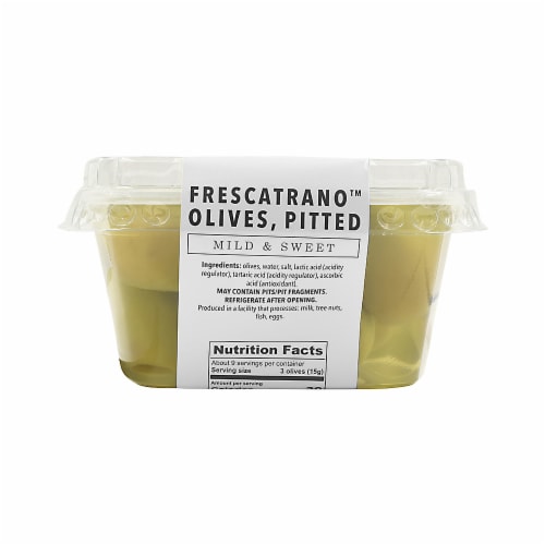 Murray's® Mild & Sweet Frescatrano Olives Pitted Perspective: back