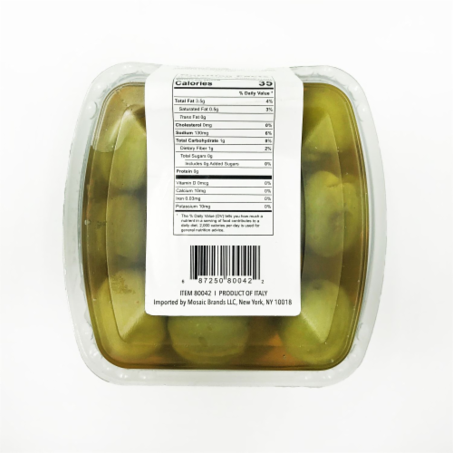 Murray's® Sweet & Mild Castelvetrano Olives Perspective: back