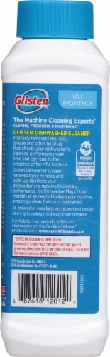 Glisten® Dishwasher Magic Dishwasher Cleaner and Disinfectant Perspective: back