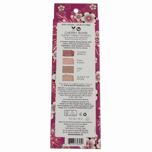 Pacifica Cherry Bomb Cherry Cheek Powder Blush Perspective: back