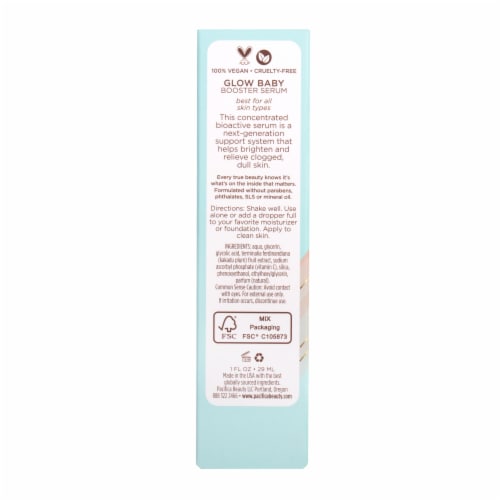 Pacifica Super Lit Glow Baby Booster Serum Perspective: back