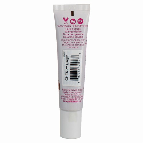 Pacifica Cheeky Cherry Cheek Stain  Cherry Baby Blush 0.50 oz Perspective: back
