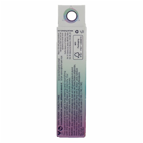 Pacifica Highest Def Hemp Fiber Brow Set  4 Medium Eyebrow Gel 0.16 oz Perspective: back
