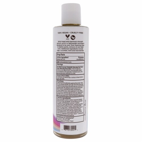 Pacifica® Vegan Acne Warrior Clearing Astringent Cleanser Perspective: back