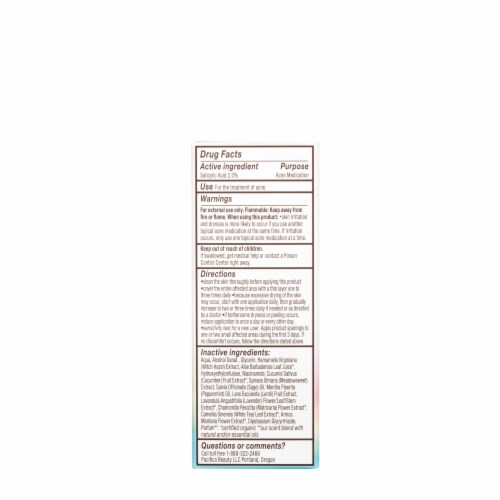 Pacifica® Vegan Dry it Out Acne Gel Spot Treatment Perspective: back