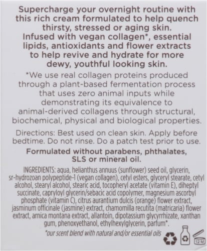 Pacifica® Vegan Collagen Overnight Recovery Cream Perspective: back