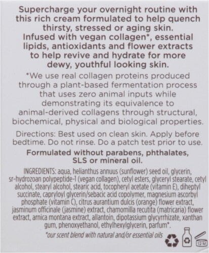 Pacifica® Vegan Collagen Overnight Recovery Cream Perspective: back