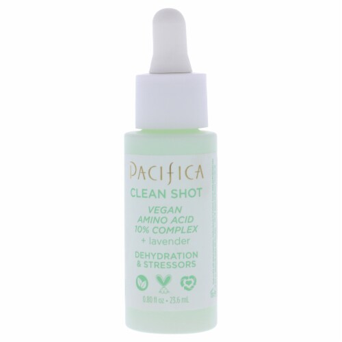 Clean Shot Vegan Amino Acid 10 Percent Complex by Pacifica for Unisex - 0.8 oz Serum Perspective: back