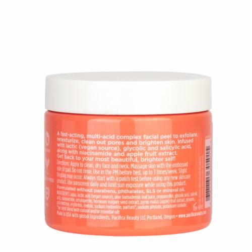 Pacifica® Glow Baby Brightening Peel Pads Perspective: back