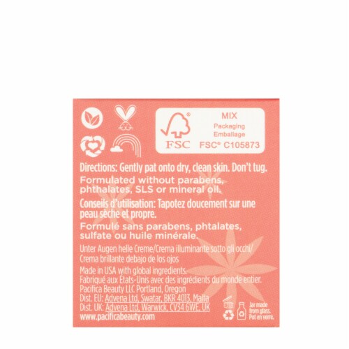 Pacifica® Glow Baby Eye Bright Cream Perspective: back
